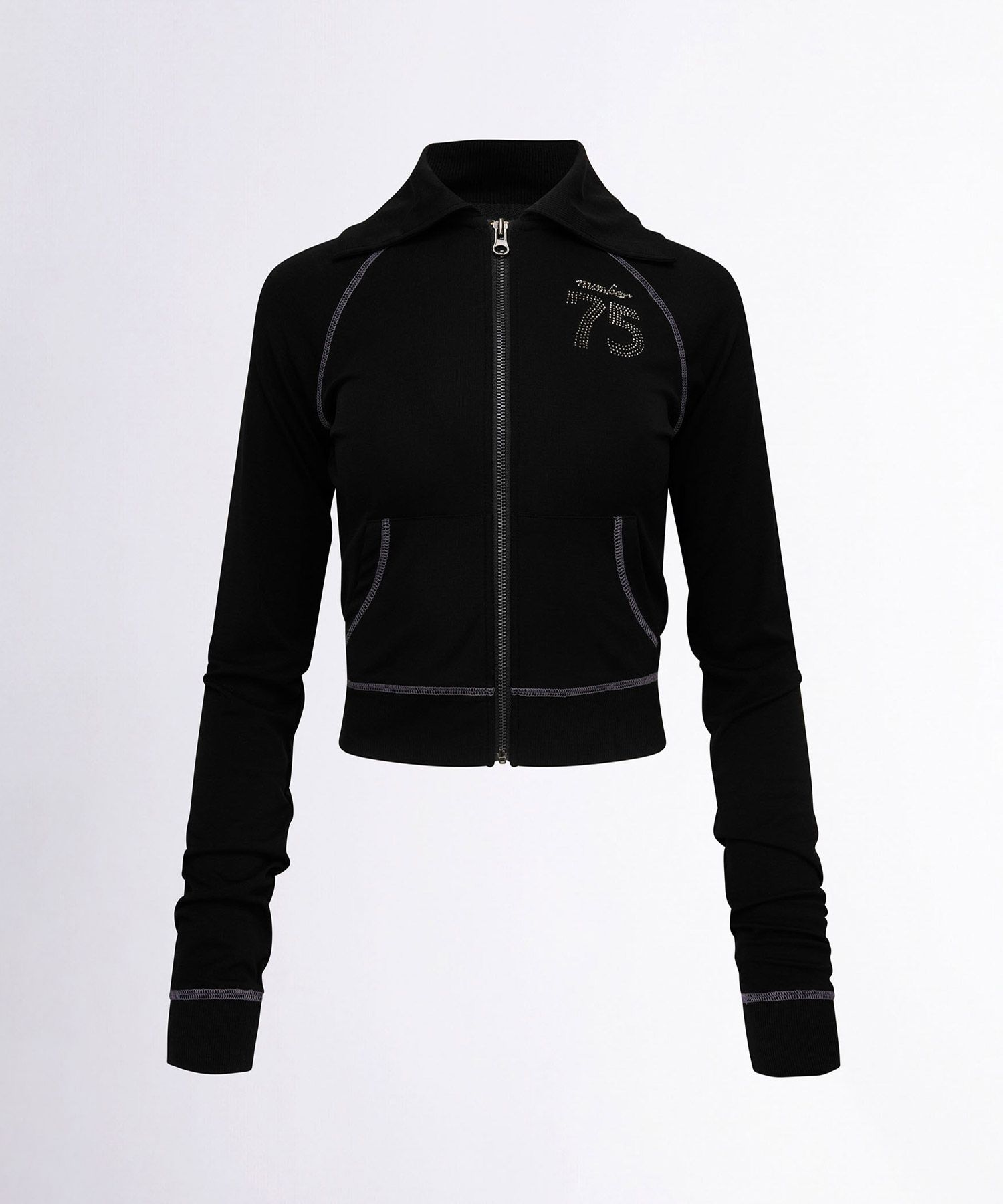 스컬프터(SCULPTOR) [Sculptor X Ed Hardy] Jersey Track Zip-Up Black