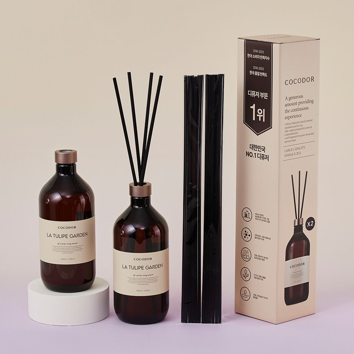 코코도르(COCODOR) 프리미엄 디퓨저 1000ml 2개입