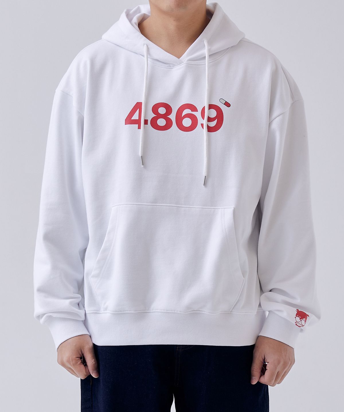 댄꼼마(DANCOMMA) 명탐정 코난 아포톡신 4869 후드 티셔츠