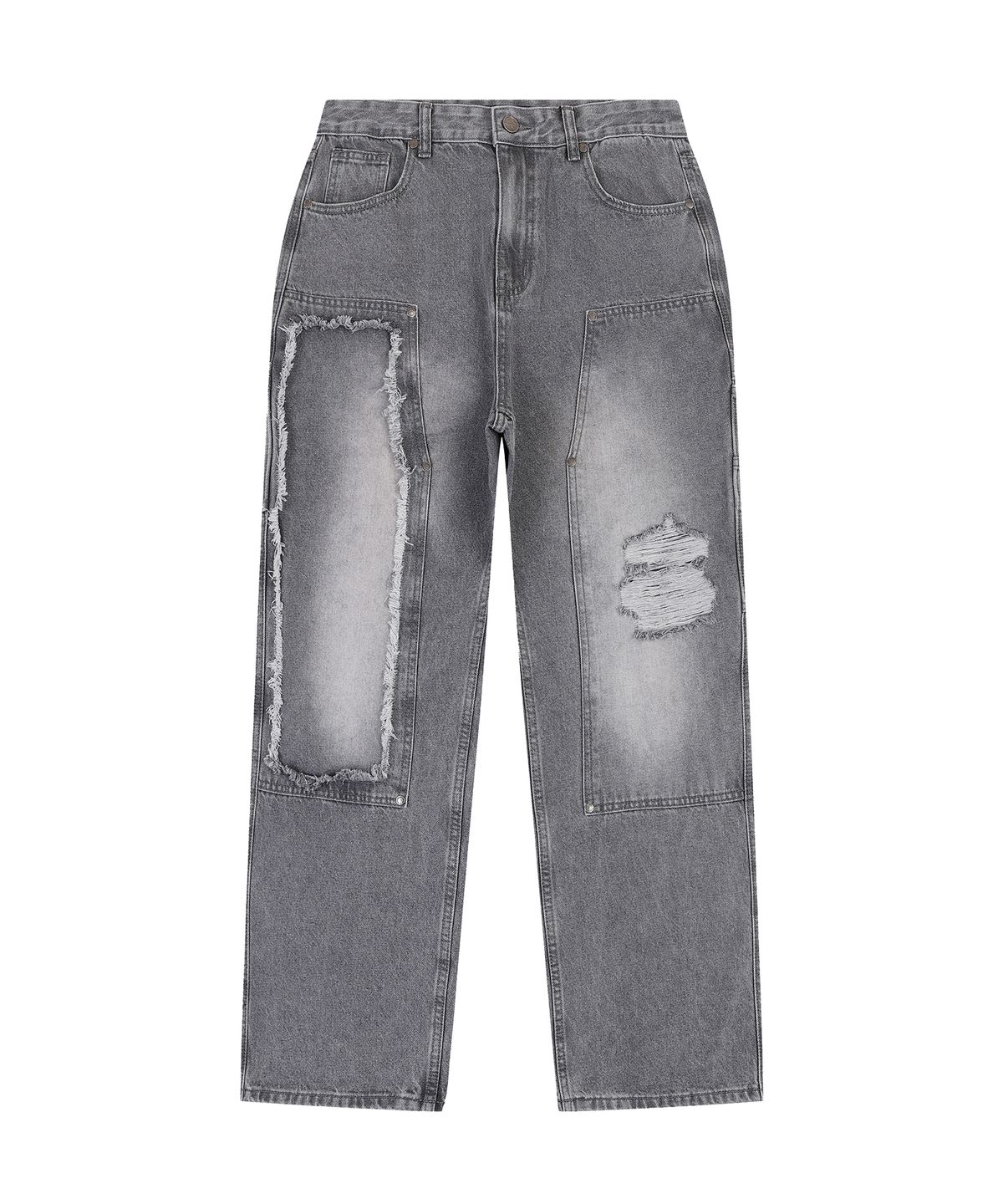더블유스탠다드(W STANDARD) 데님 카펜터 팬츠 [GRAY]