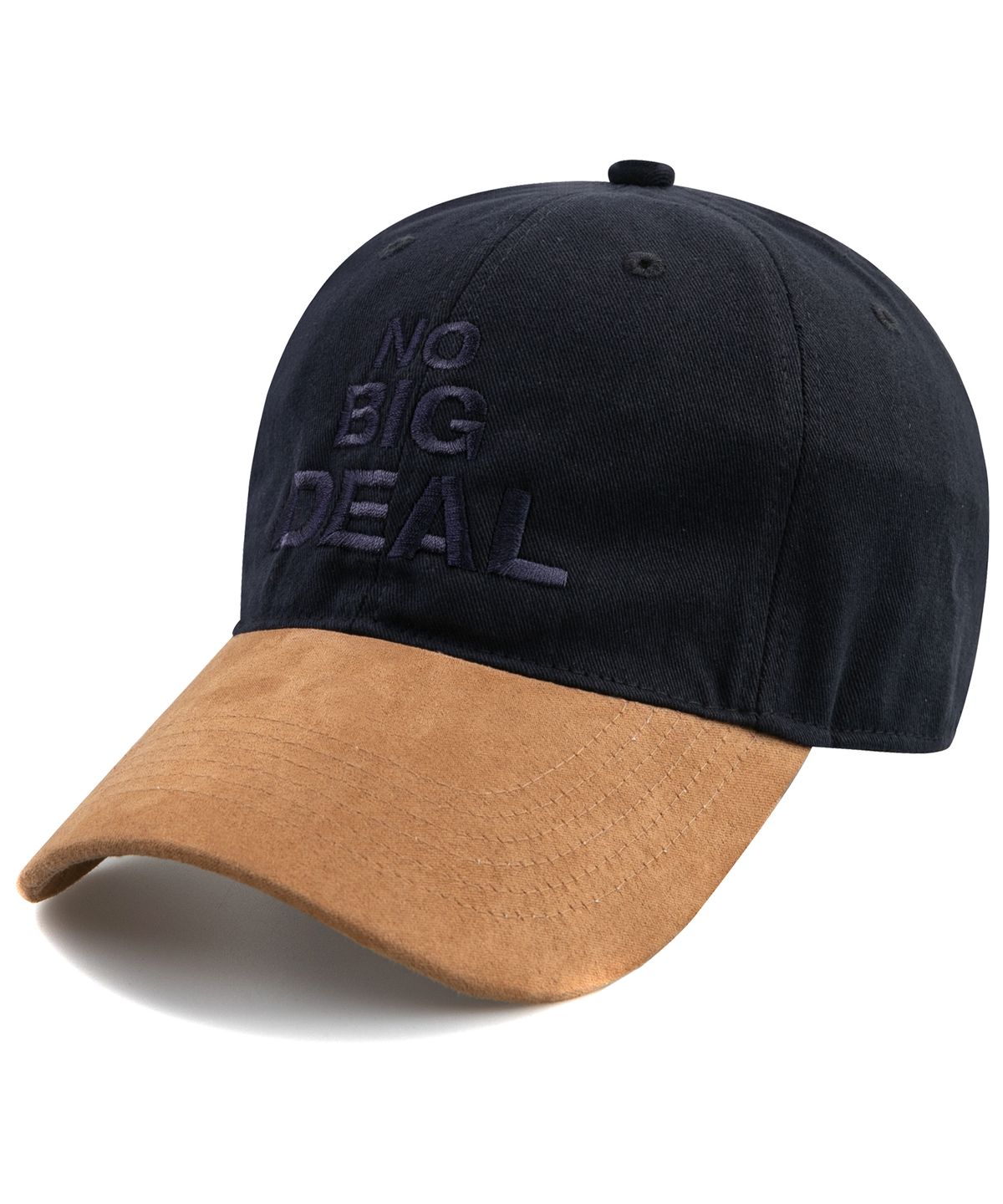윅(WICK) NO BIG DEAL 투톤 코튼 피치 볼캡