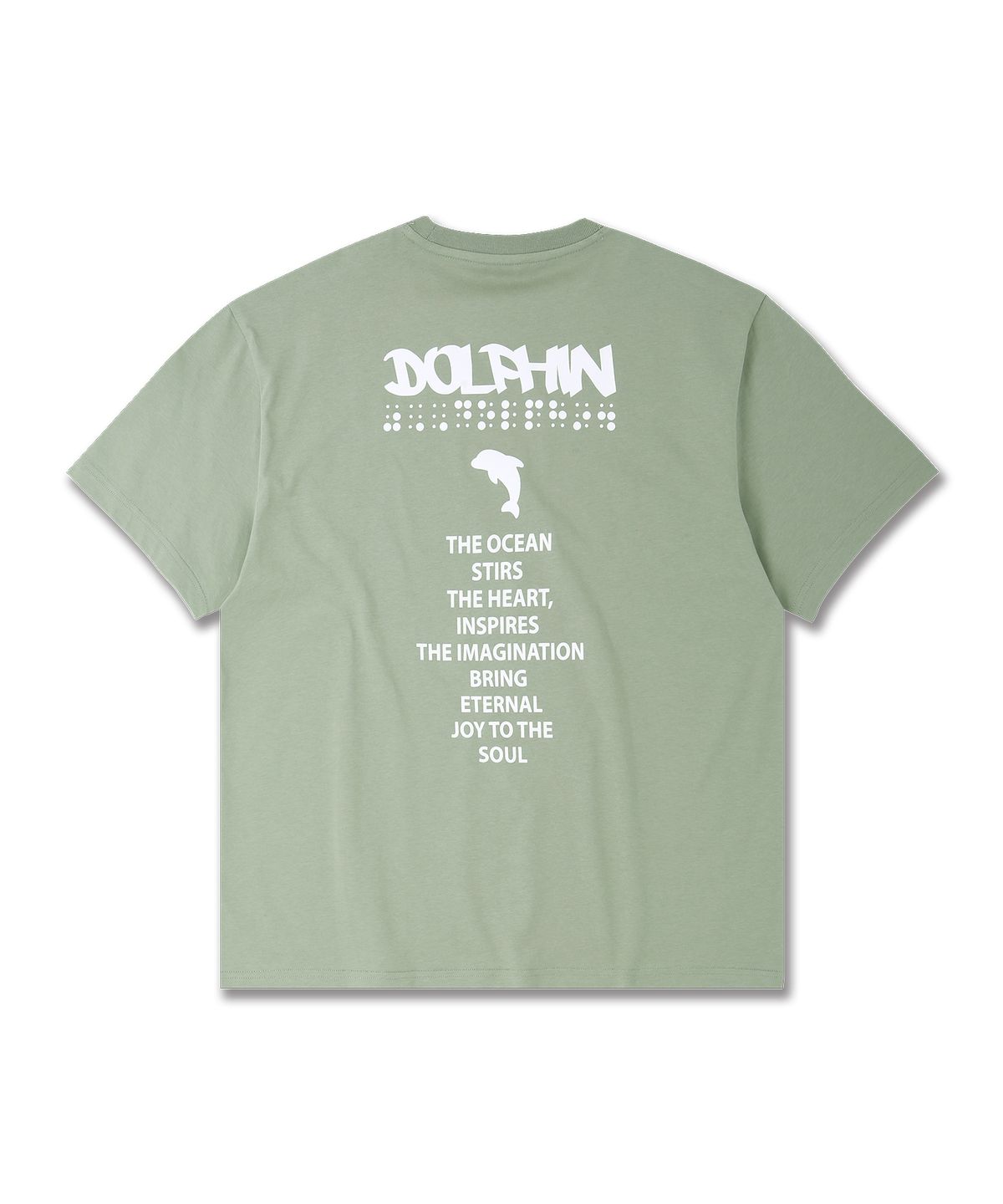 돌핀웨이브어패럴(DOLPHIN WAVE APPAREL) 돌핀 핑거 리딩 그래픽 반팔티셔츠 3COLOR