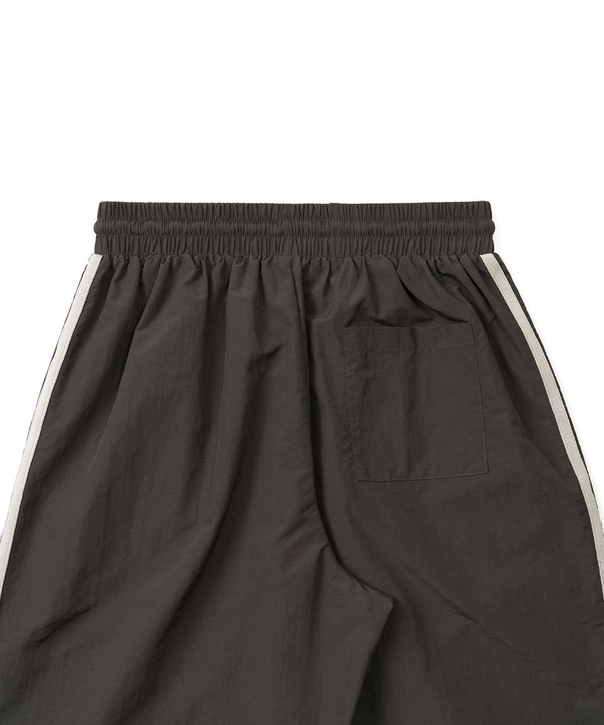 엑스컨테이너(EXCONTAINER) 사이드 라인 나일론 트랙 팬츠 (DEEP KHAKI)