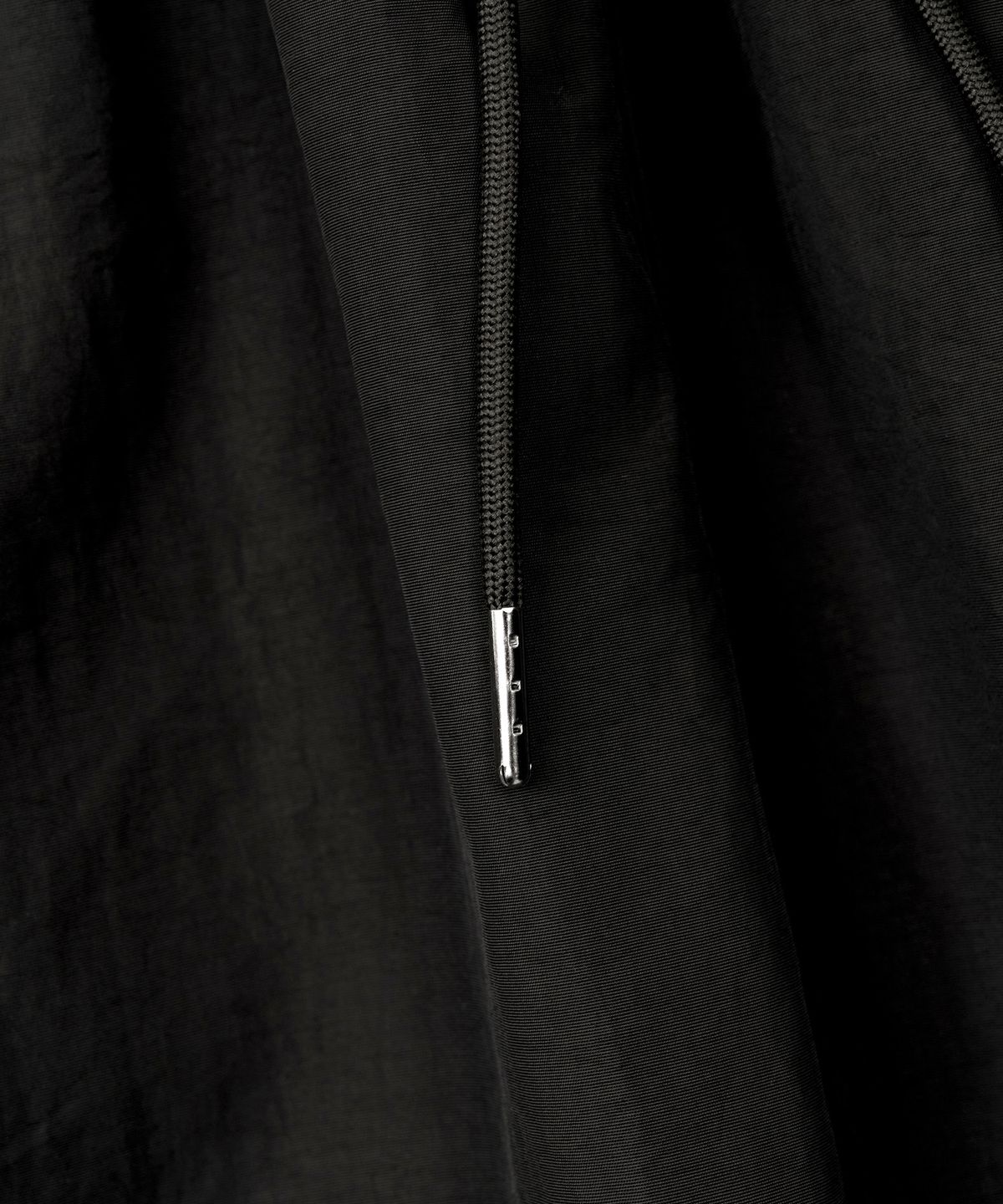 엑스컨테이너(EXCONTAINER) [여름용] 사이드 라인 나일론 트랙 팬츠 (BLACK)
