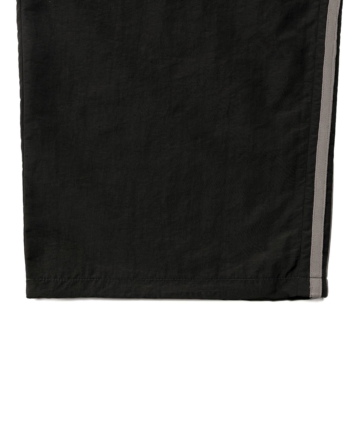 엑스컨테이너(EXCONTAINER) [여름용] 사이드 라인 나일론 트랙 팬츠 (BLACK)