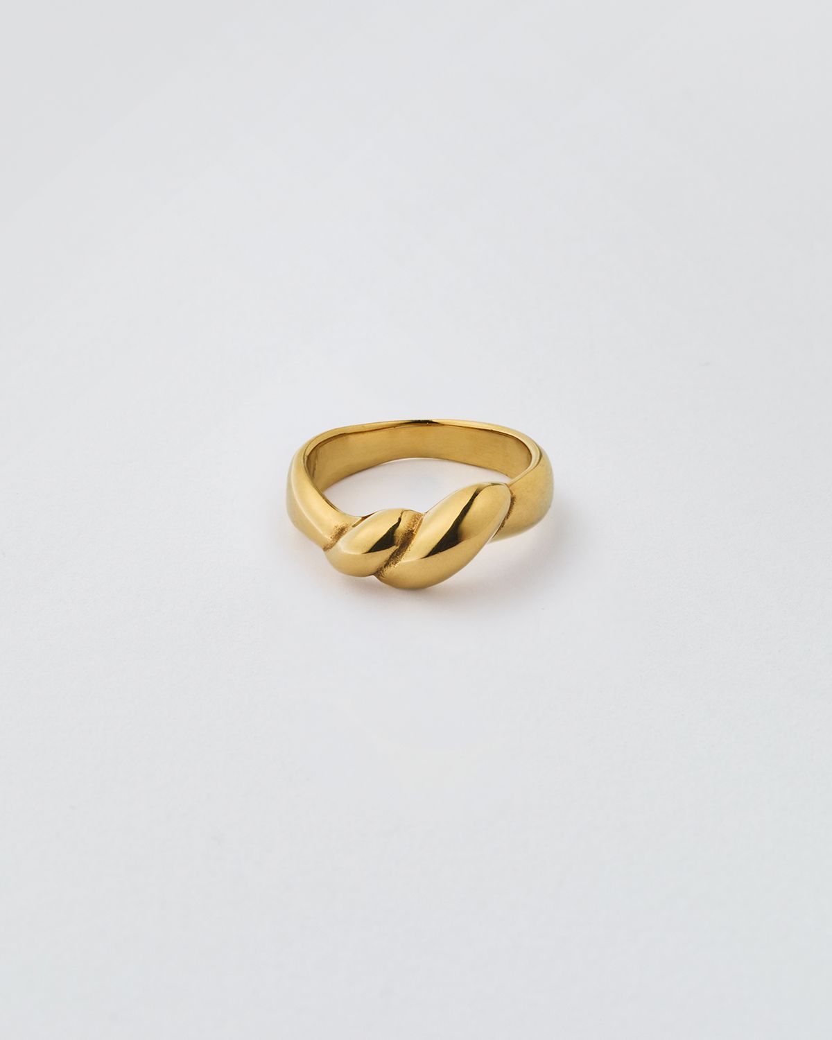 어나더레이어(ANOTHERLAYER) Twisted Doughnut Ring (silver925)(2color)