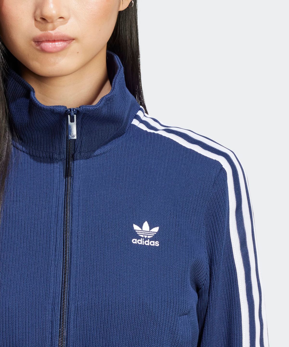 아디다스(ADIDAS) 파이어버드 니트 탑 - 네이비 / JD4605