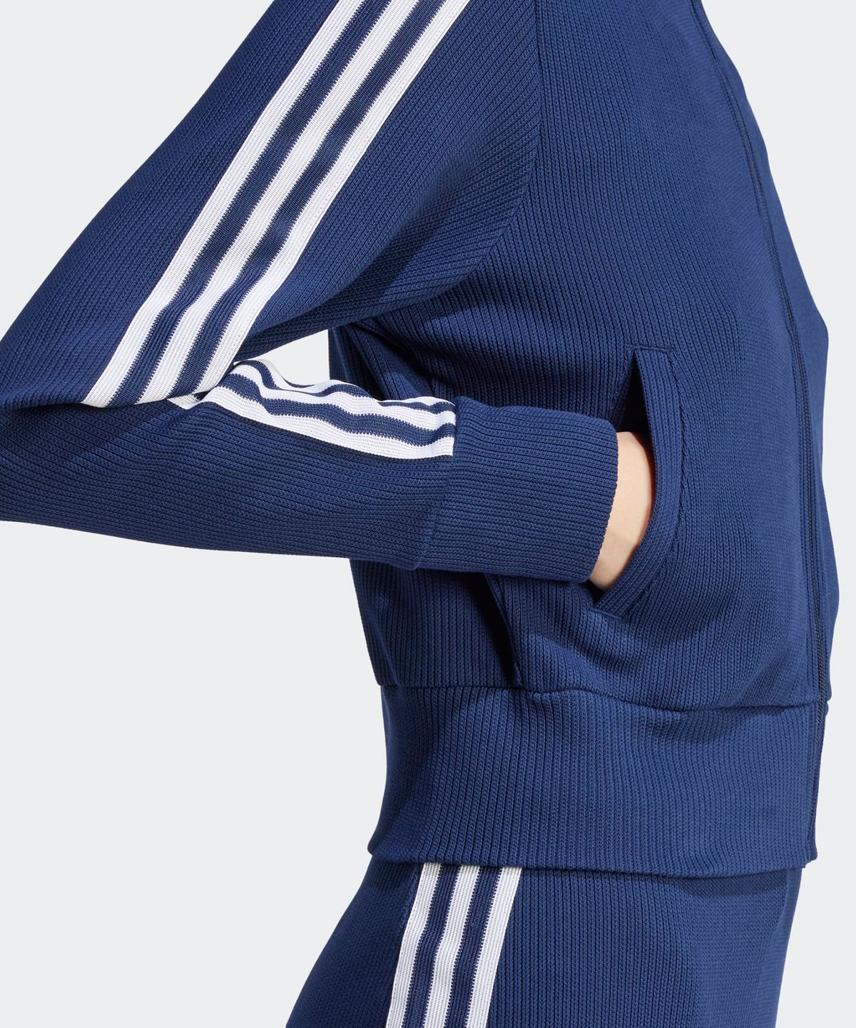 아디다스(ADIDAS) 파이어버드 니트 탑 - 네이비 / JD4605