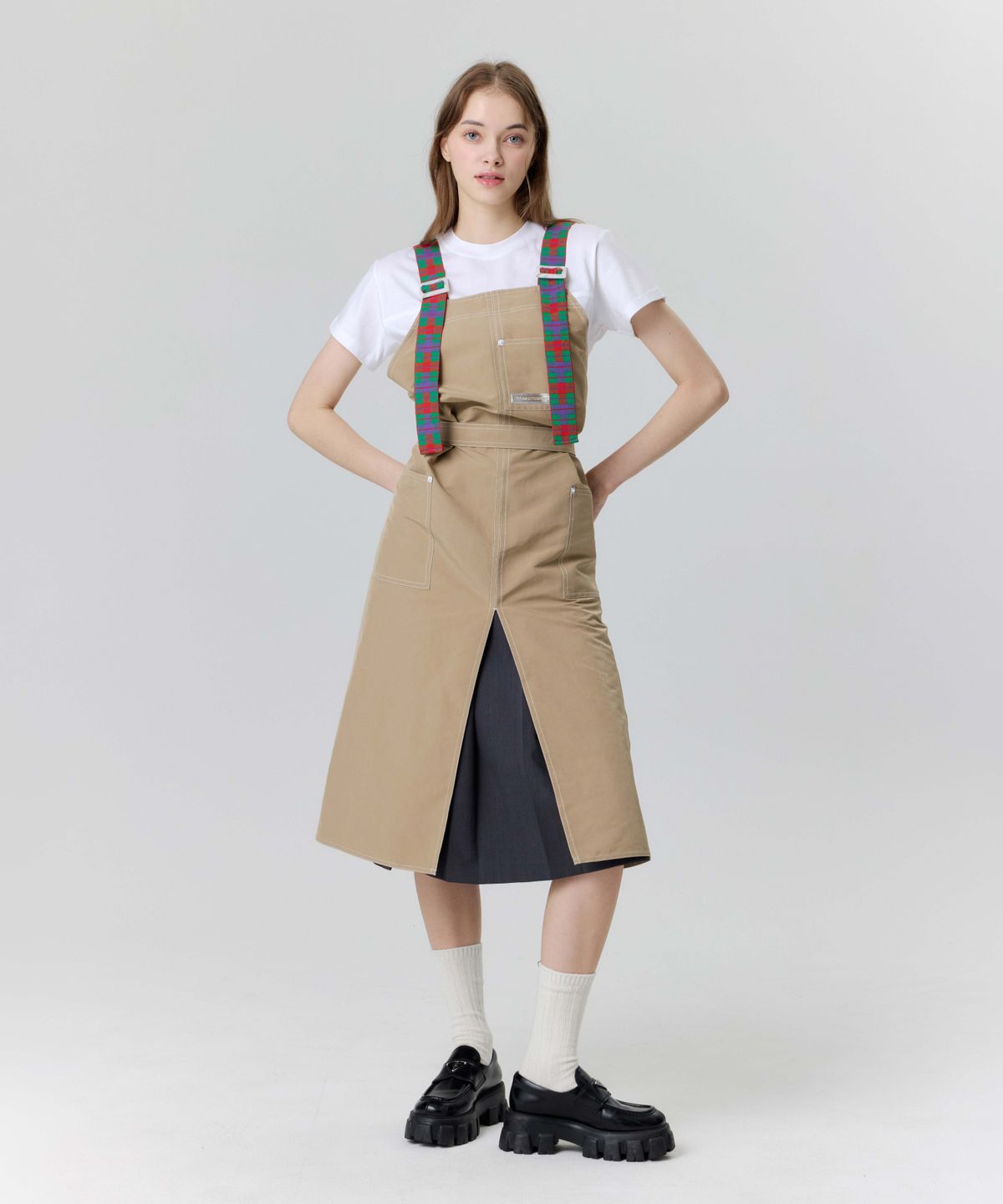 수달컴퍼니(SOODALCOMPAMY) 사하라 체크 앞치마