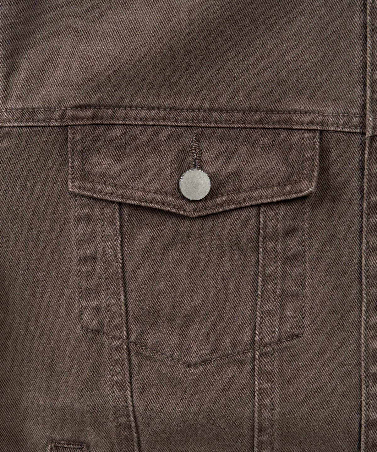 엑스컨테이너(EXCONTAINER) 워시드 코튼 트러커 자켓 (WASHED BROWN)