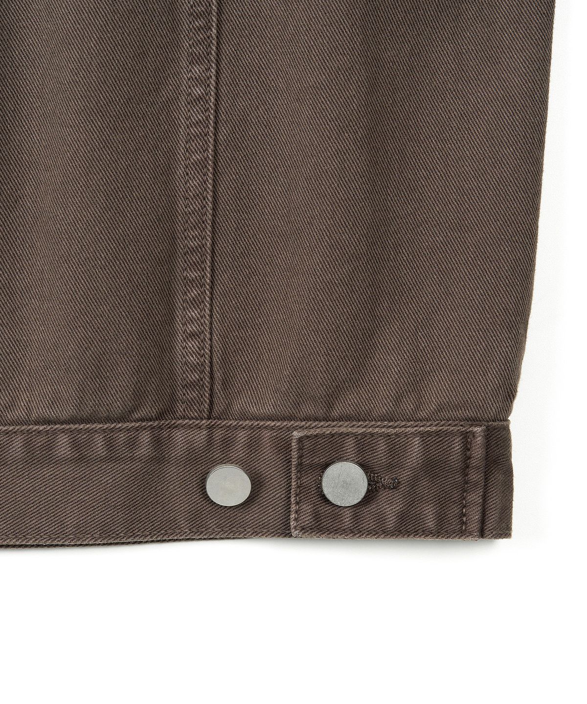 엑스컨테이너(EXCONTAINER) 워시드 코튼 트러커 자켓 (WASHED BROWN)