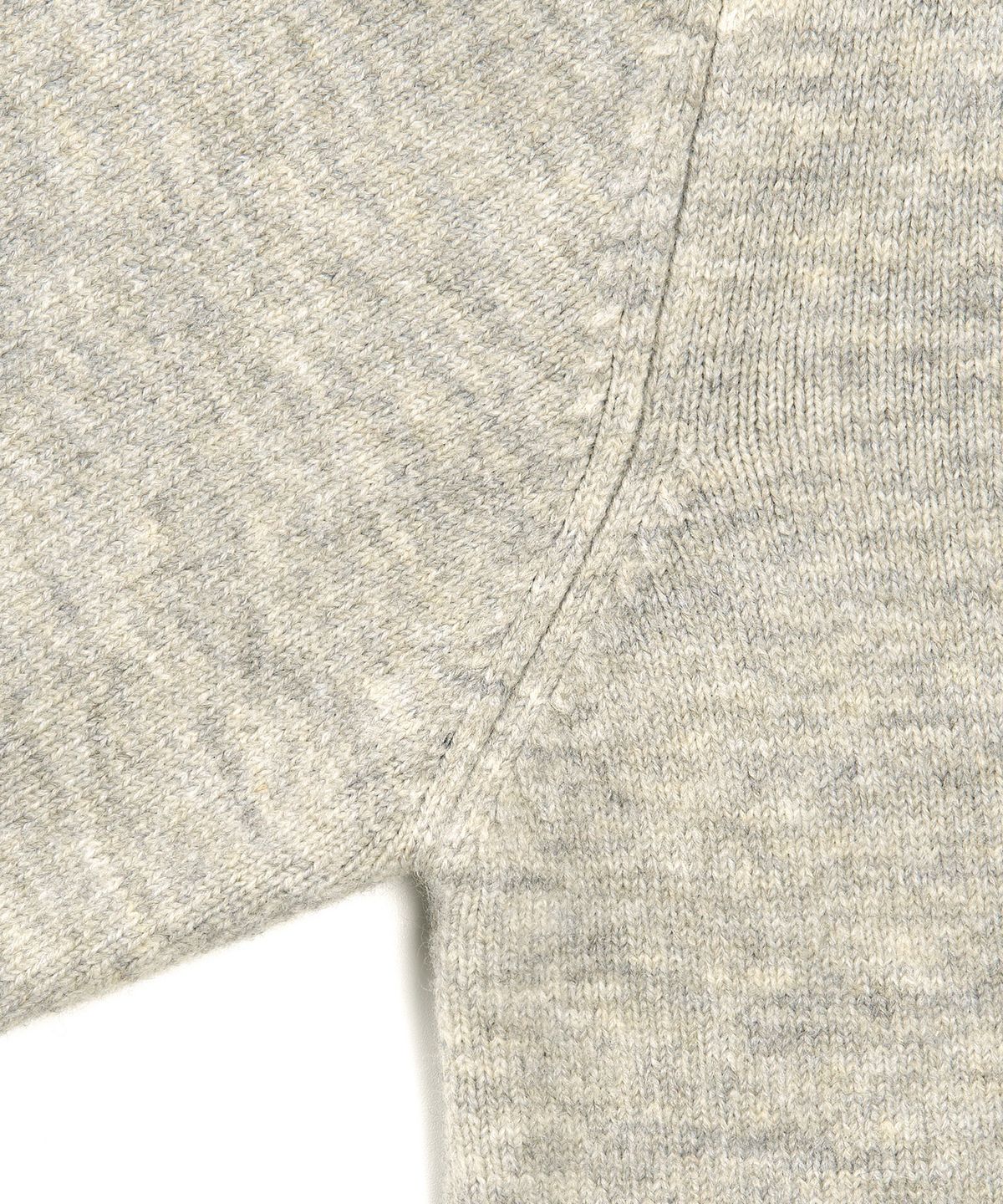 엑스컨테이너(EXCONTAINER) 미니멀 버튼 라운드넥 크롭 가디건 (GREY)