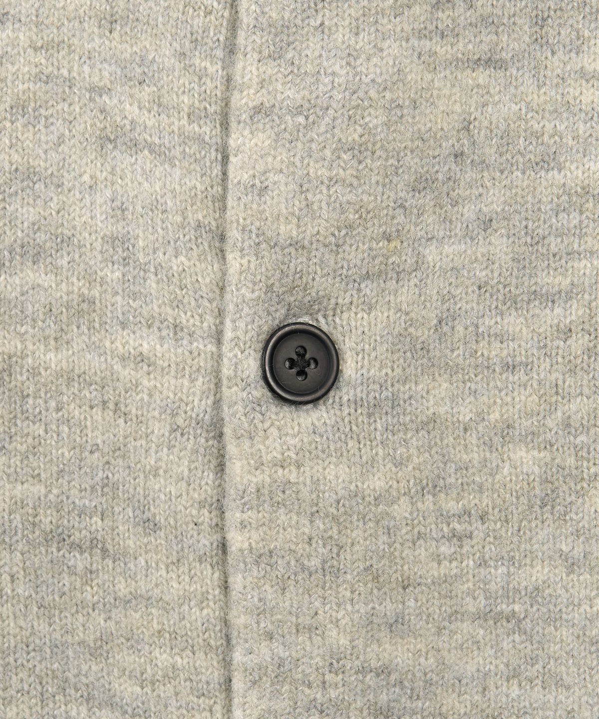 엑스컨테이너(EXCONTAINER) 미니멀 버튼 라운드넥 크롭 가디건 (GREY)