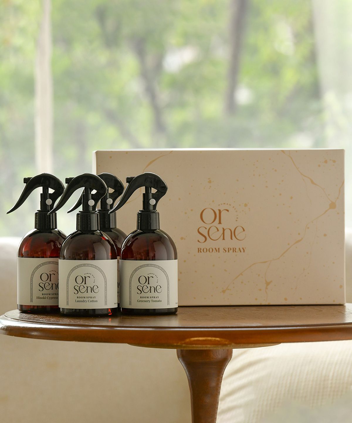 올센느(ORSENE) [선물포장] 룸스프레이 섬유탈취제 300ml 4종 향기 세트