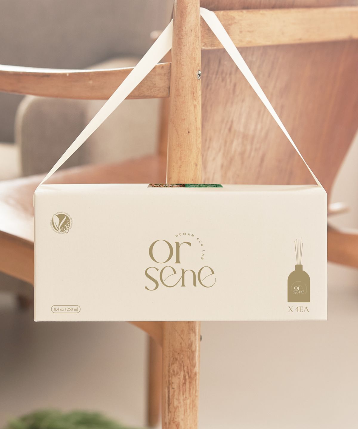 올센느(ORSENE) 니치 향수 비건 디퓨저 4pack 선물세트 방향제 (2가지 향 선택)