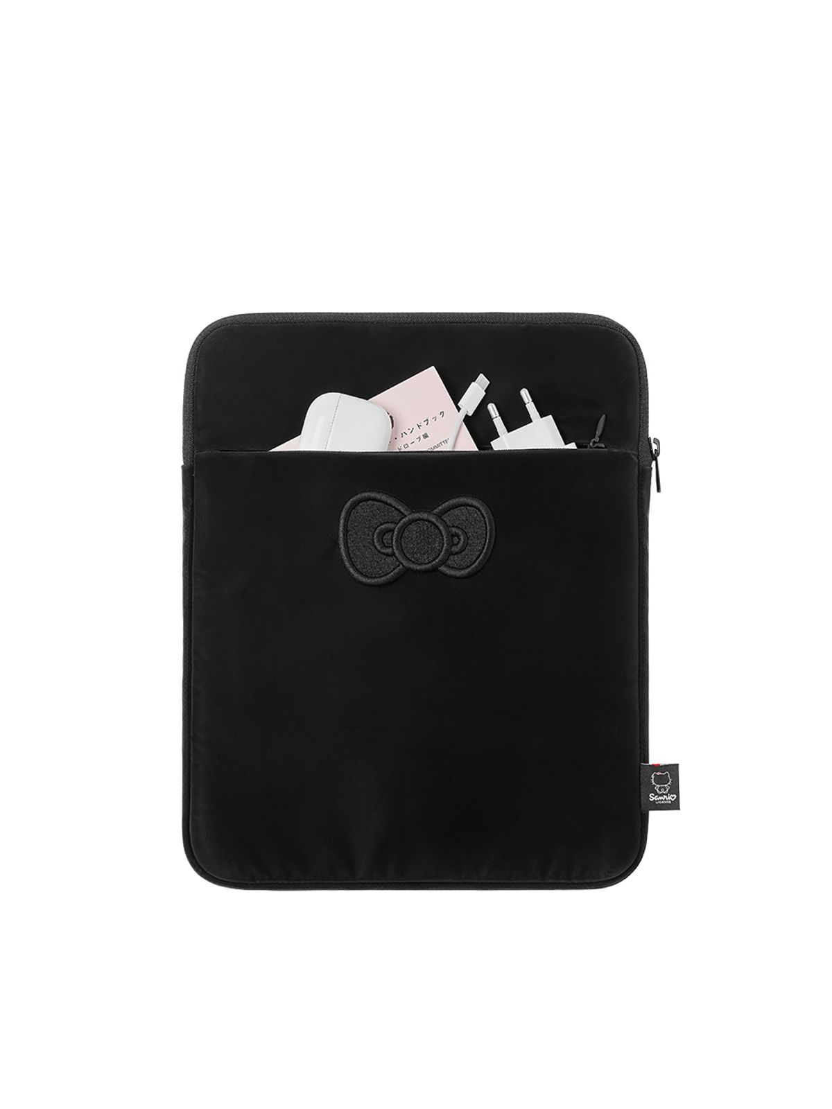 조셉앤스테이시(JOSEPH&STACEY) Haze Tablet Pouch 11 inch Hello Kitty Black