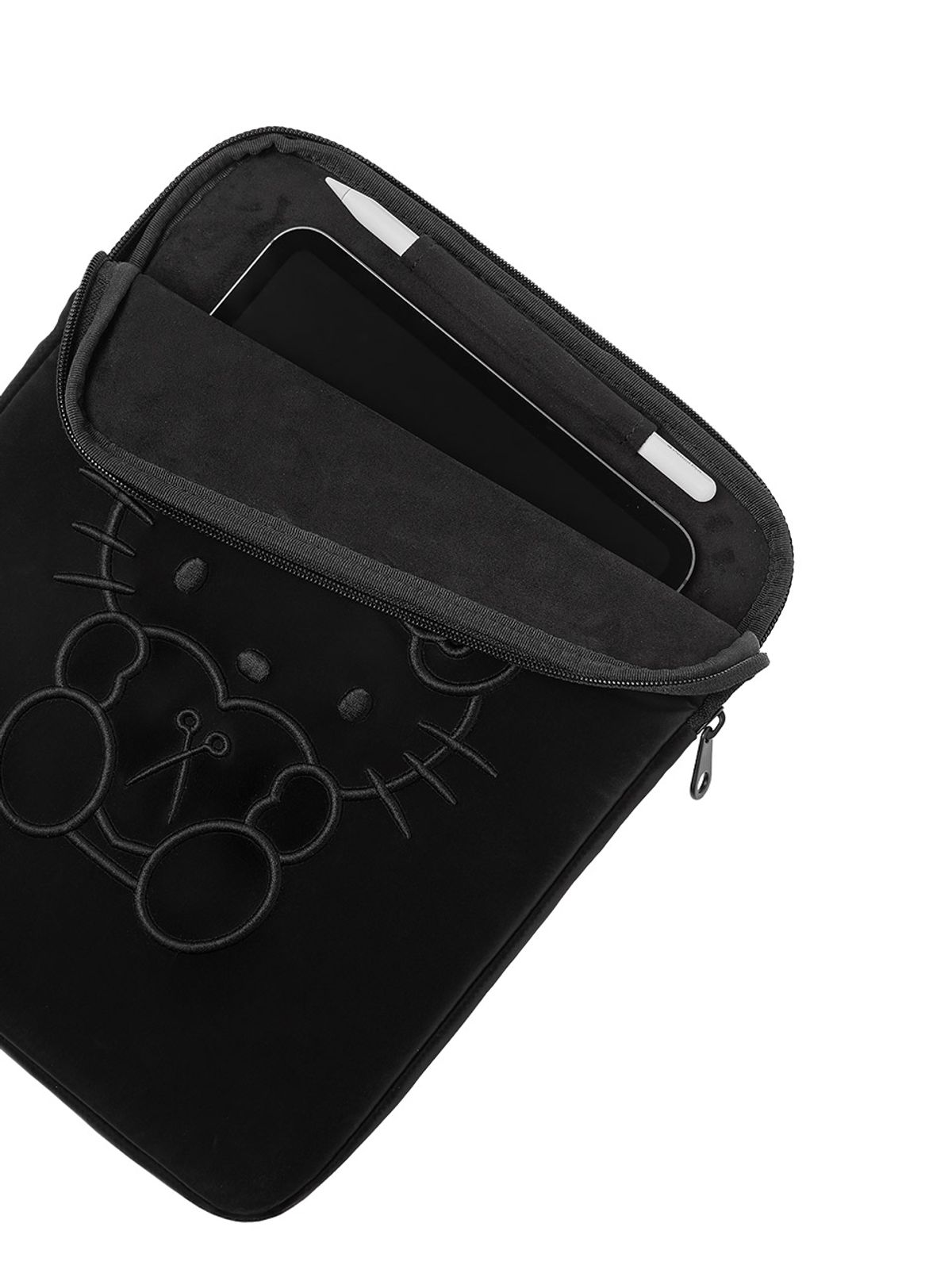 조셉앤스테이시(JOSEPH&STACEY) Haze Tablet Pouch 11 inch Hello Kitty Black