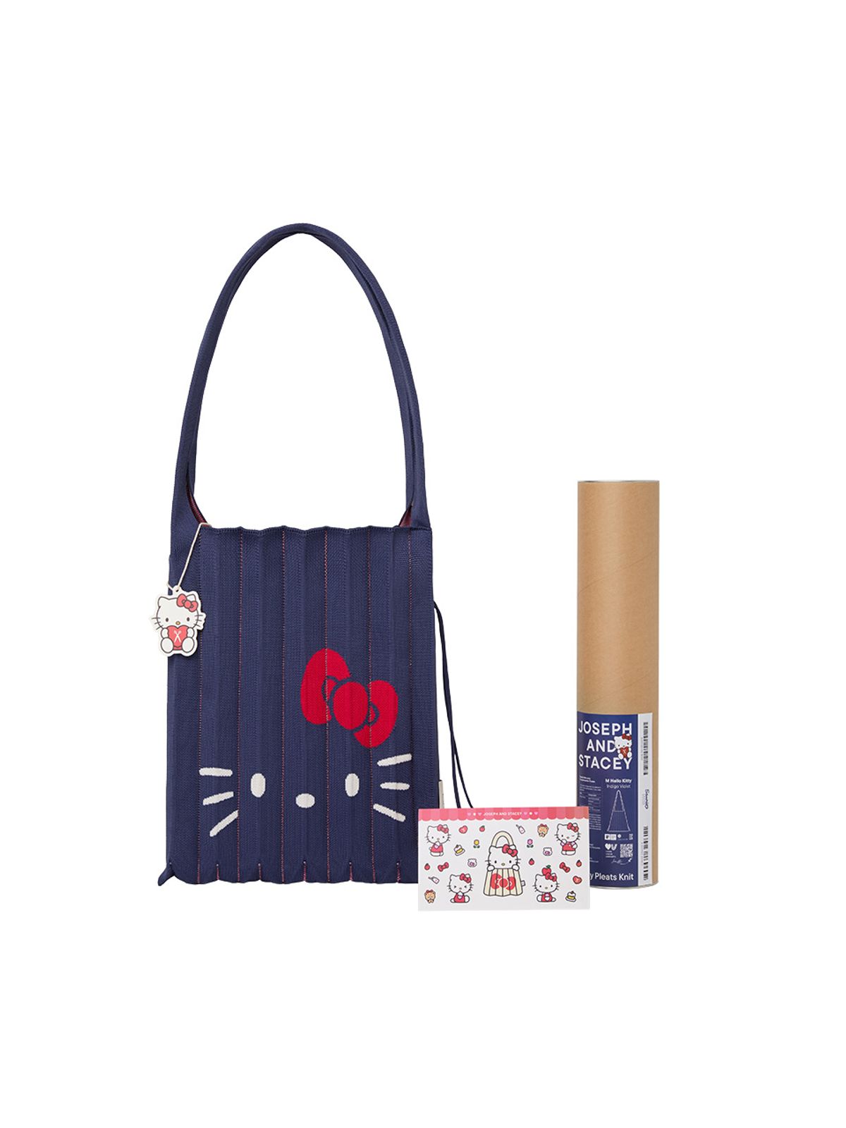 조셉앤스테이시(JOSEPH&STACEY) Lucky Pleats Knit M Hello Kitty Indigo Violet