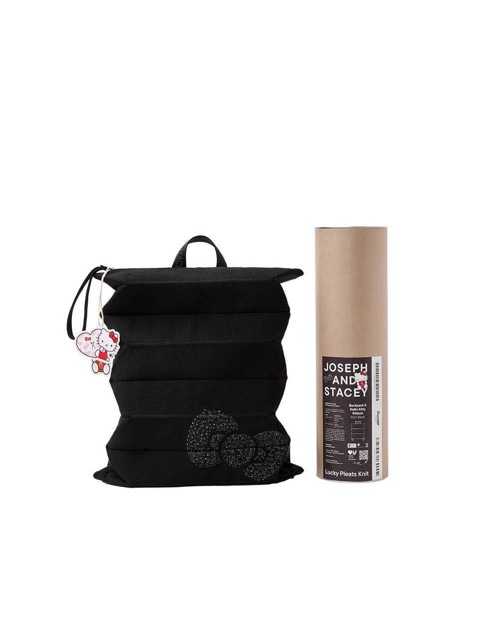 【JOSEPH&STACEY】Lucky Pleats Knit Backpack S Hello Kitty Hello Kitty x Joseph&Stacey Lucky Pleats Knit Backpack S