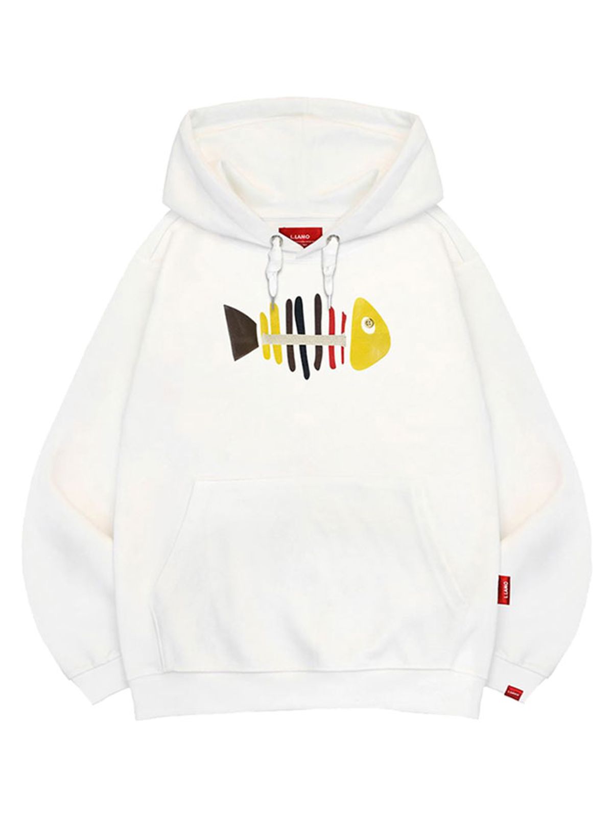 엘라모(LLAMO) 버튼피쉬 후드티 남녀공용 빅사이즈 M~4XL