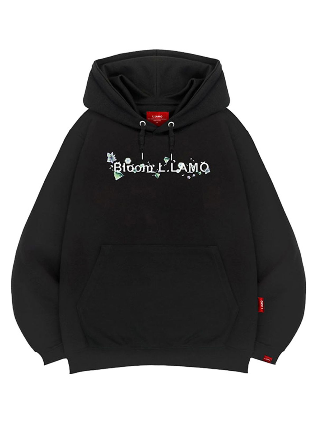 엘라모(LLAMO) 블룸 후드티 남녀공용 빅사이즈 M~4XL