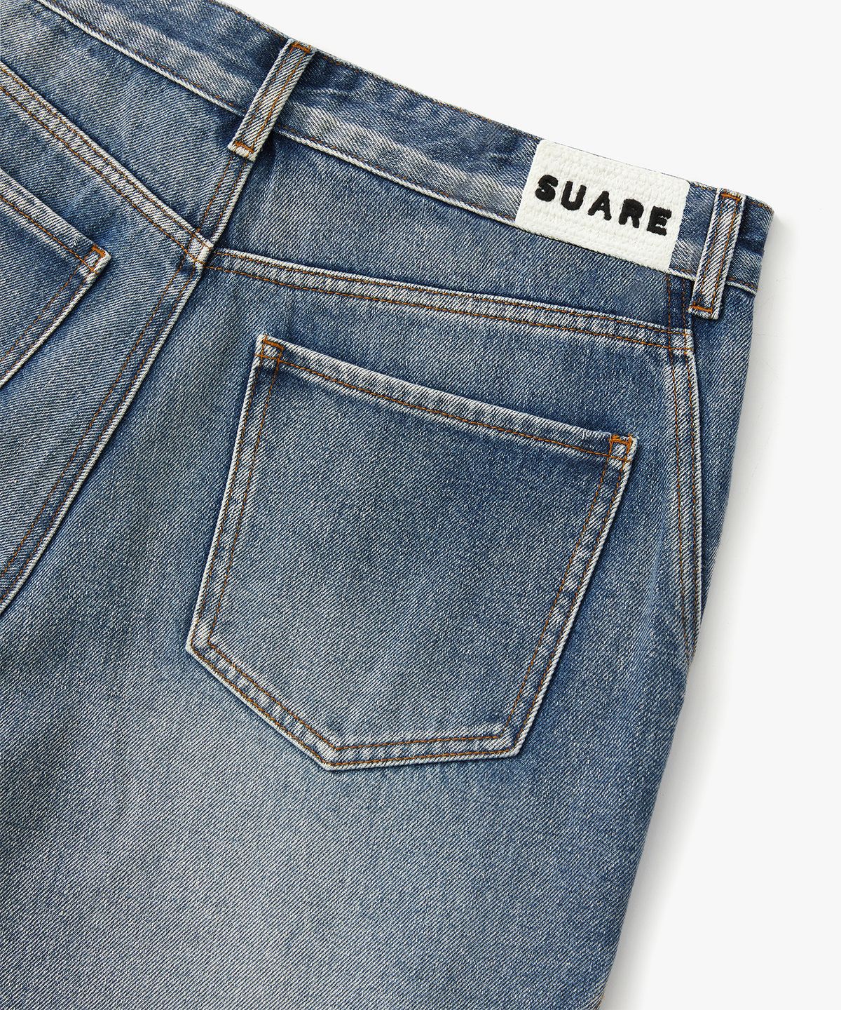 수아레(SUARE) 아가일 데님 팬츠