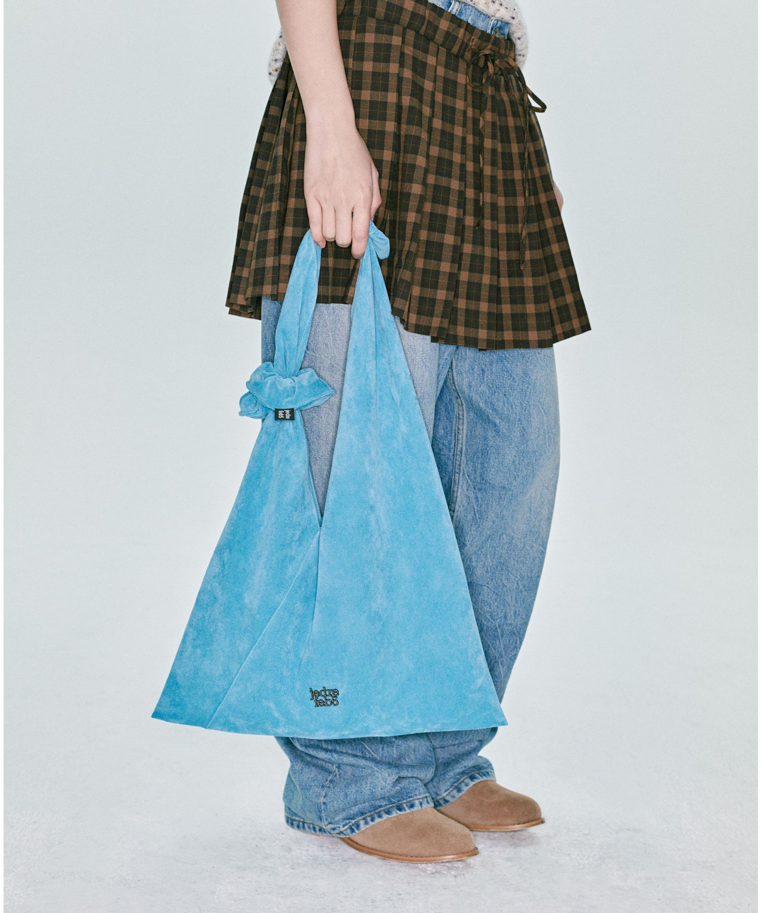 MUSINSA | JEDREFEB5 Scrunchie hobo bag suede
