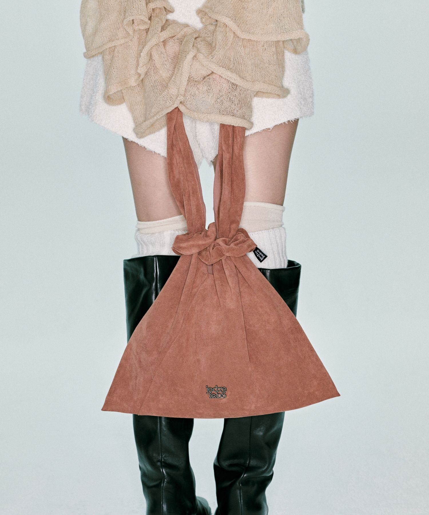 MUSINSA | JEDREFEB5 Scrunchie hobo bag suede
