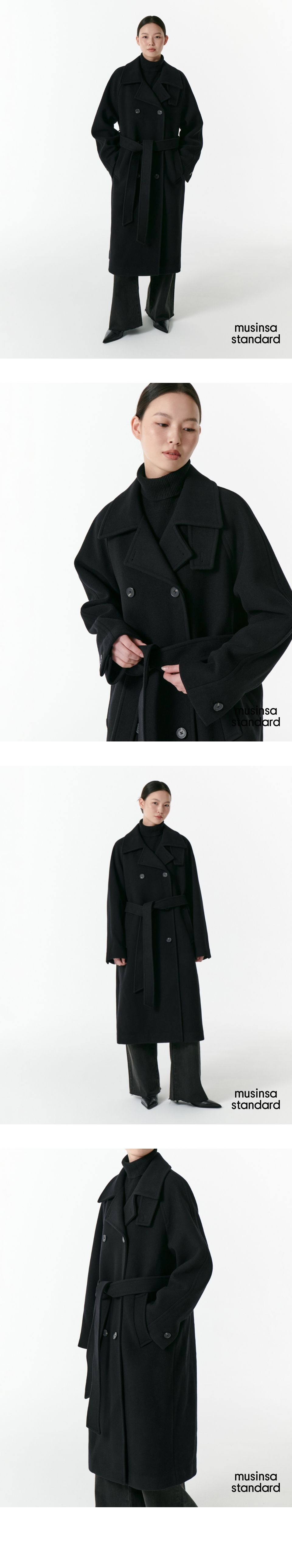 MUSINSA公式 | MUSINSA STANDARD WOMAN Women's Cashmere Blend Trench