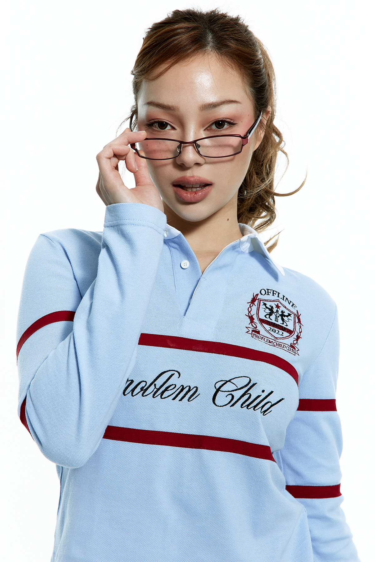 오프라인(OFFLINE) PROBLEM CHILD PK TOP (SKY BLUE)