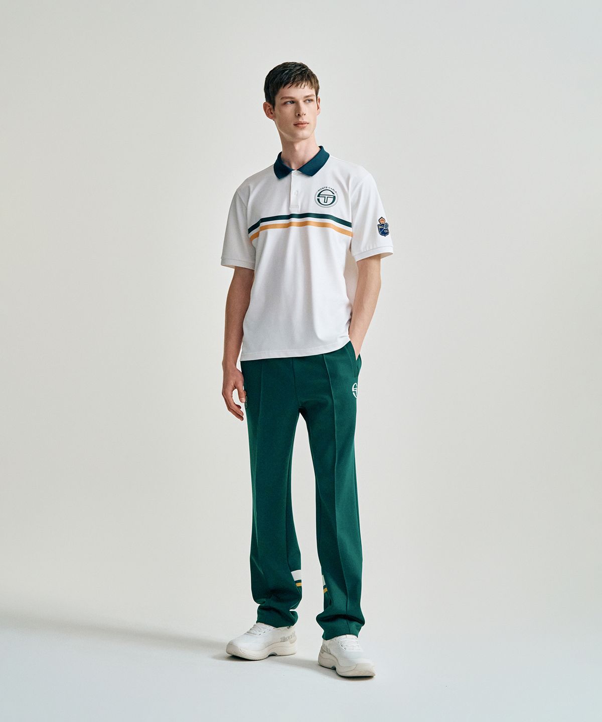 세르지오 타키니(SERGIO TACCHINI) M MC 콘티넨탈 스태프 폴로 (White)