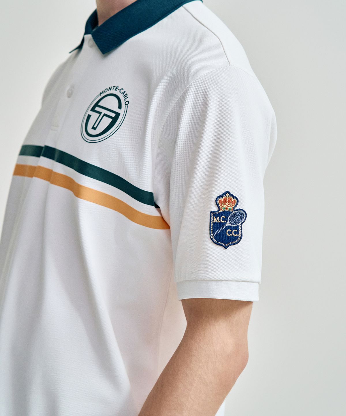 세르지오 타키니(SERGIO TACCHINI) M MC 콘티넨탈 스태프 폴로 (White)