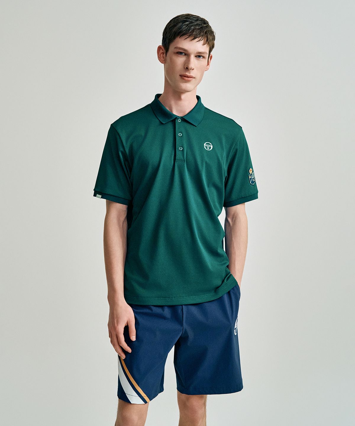 세르지오 타키니(SERGIO TACCHINI) M MC 더블 MCH 폴로 (Green)