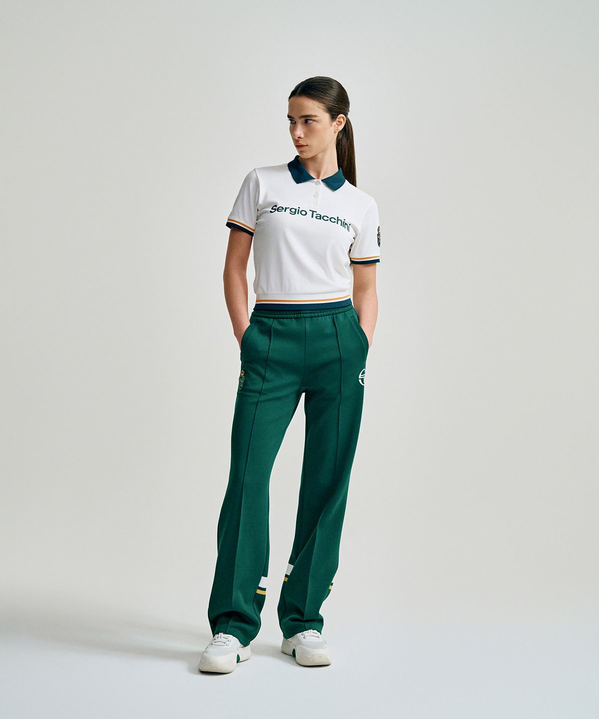 세르지오 타키니(SERGIO TACCHINI) W MC 베이스라인 스태프 팬츠 (Green)