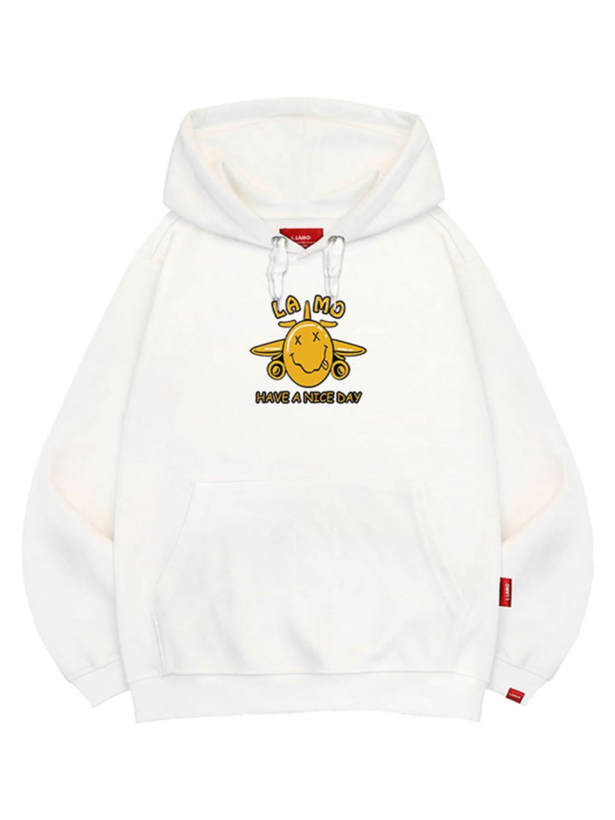 엘라모(LLAMO) 나이스데이 후드티 남녀공용 빅사이즈 M~4XL