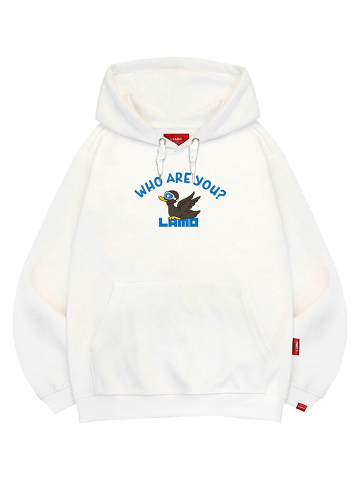 엘라모(LLAMO) 라모덕 후드티 남녀공용 빅사이즈 M~4XL
