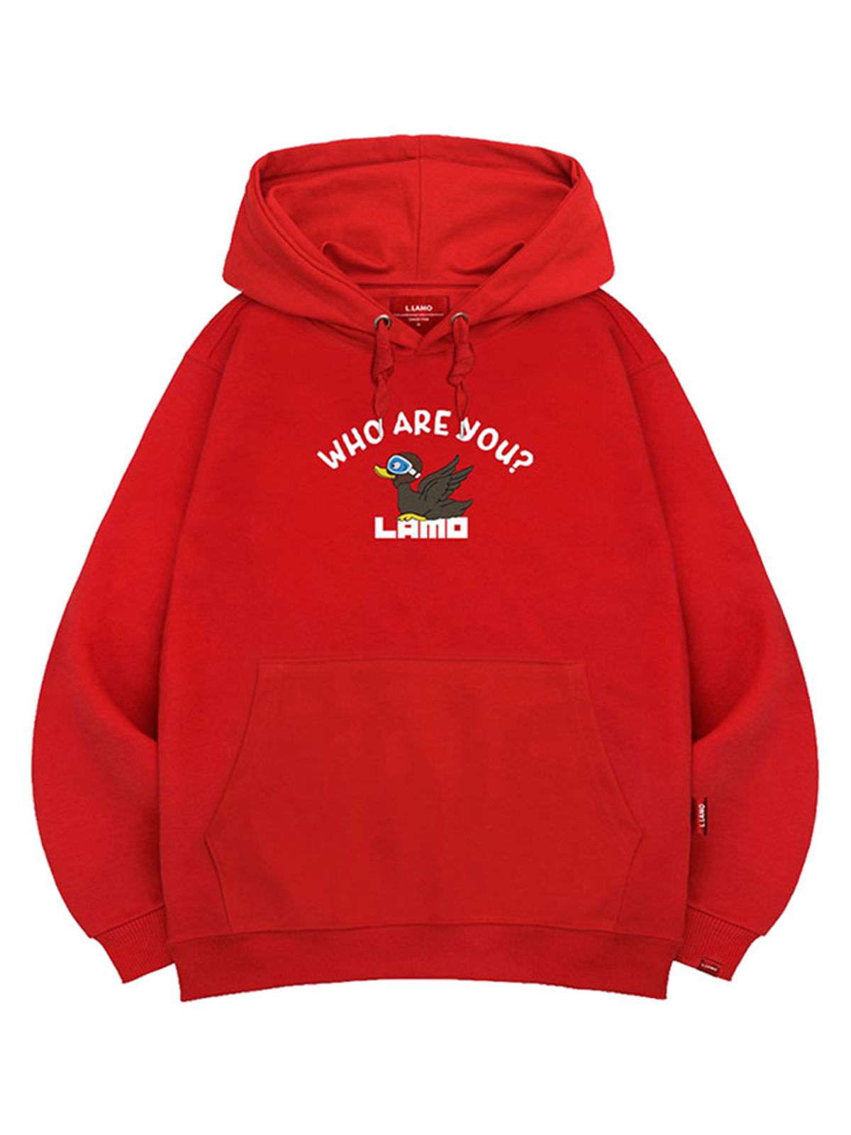 엘라모(LLAMO) 라모덕 후드티 남녀공용 빅사이즈 M~4XL