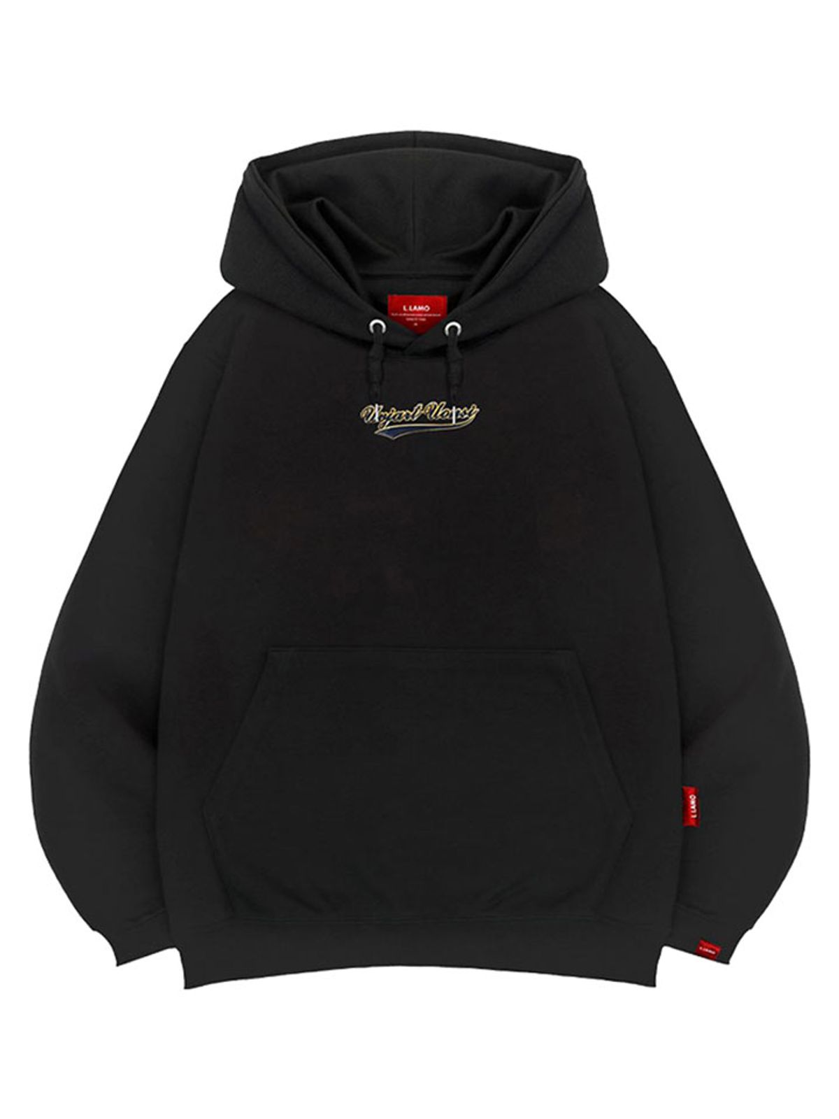 엘라모(LLAMO) 골드베이스 후드티 남녀공용 빅사이즈 M~4XL