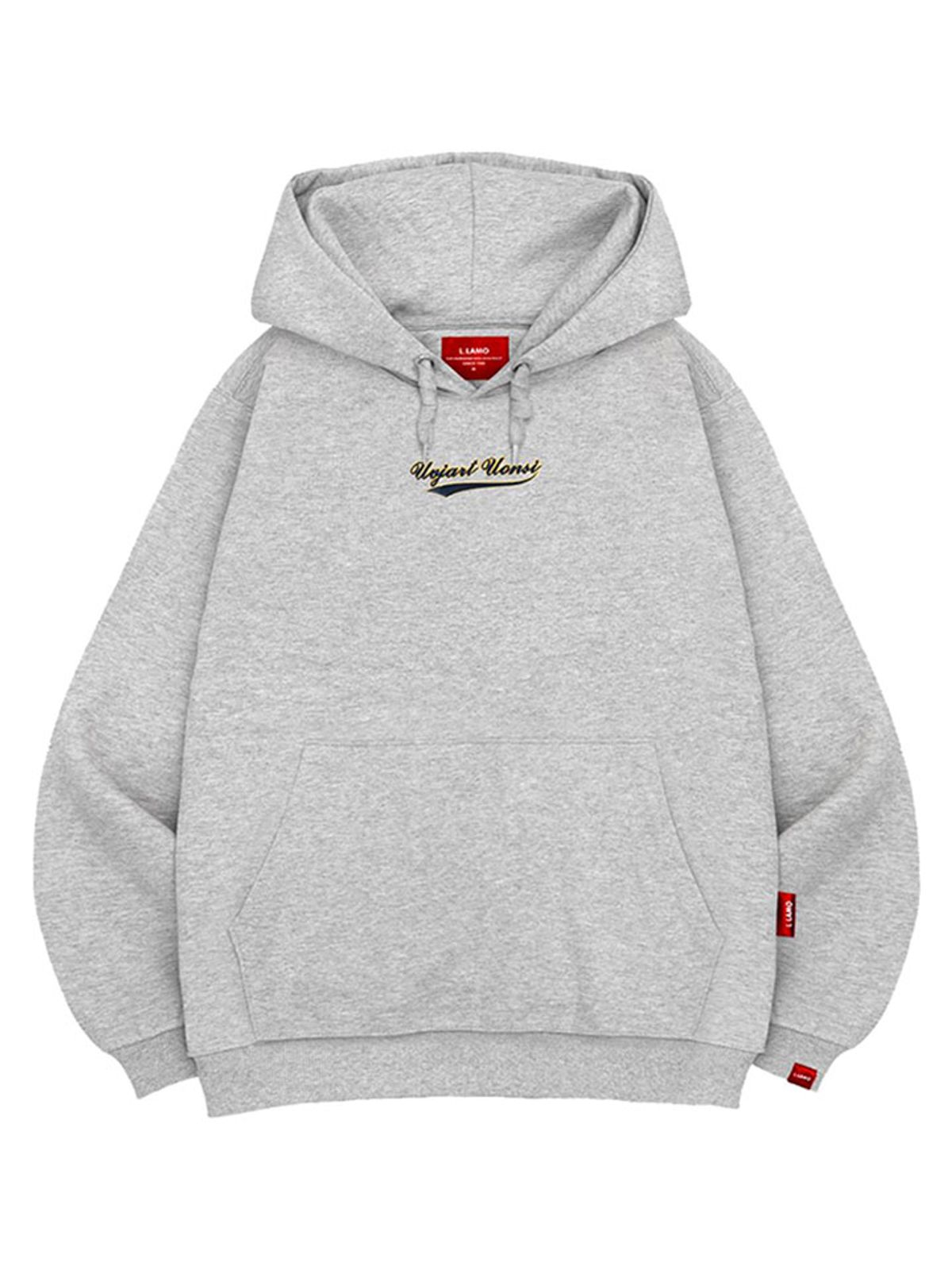 엘라모(LLAMO) 골드베이스 후드티 남녀공용 빅사이즈 M~4XL