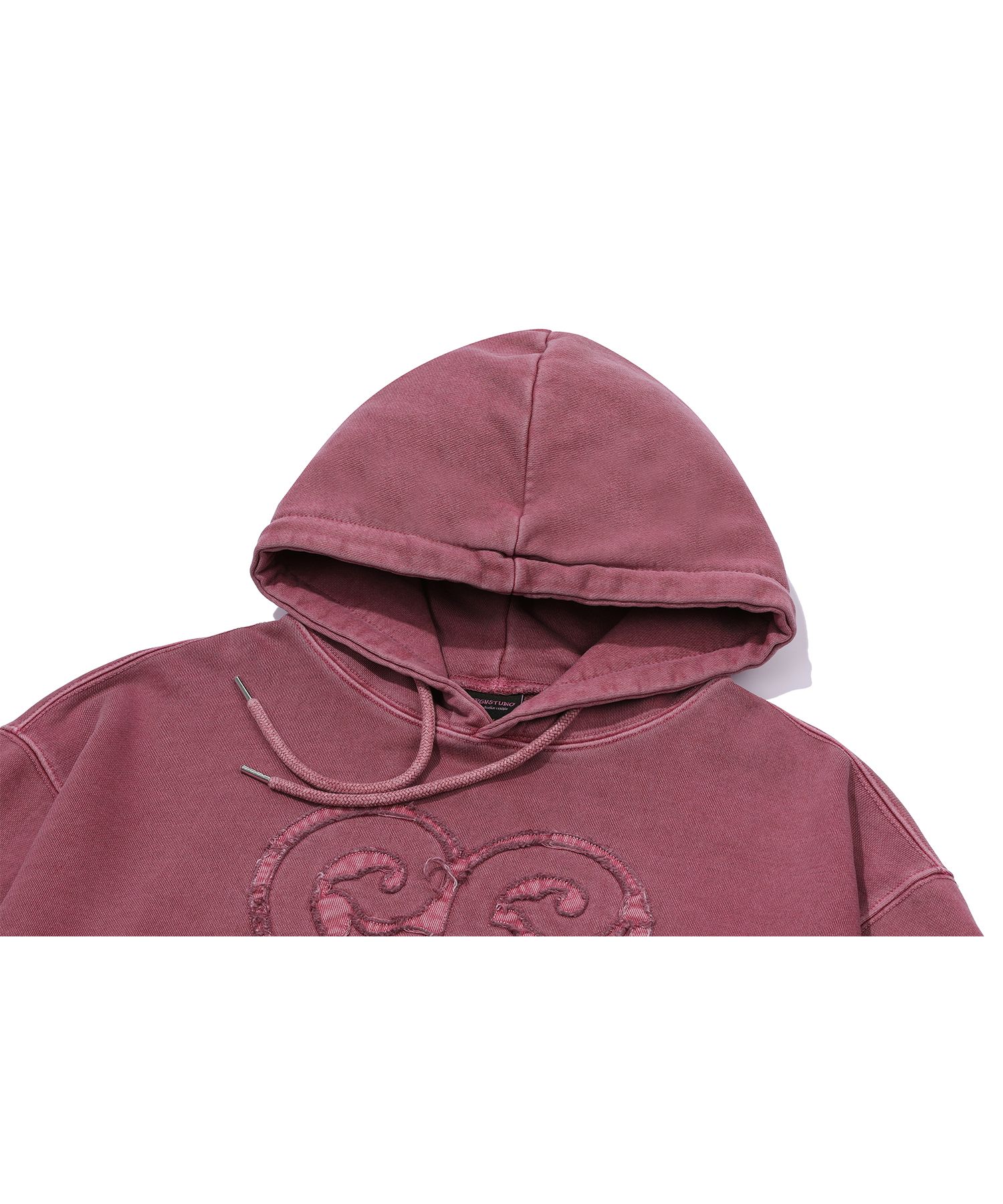 MUSINSA | CPGN STUDIO CP Heart Pigment Hoodie Dusty Pink