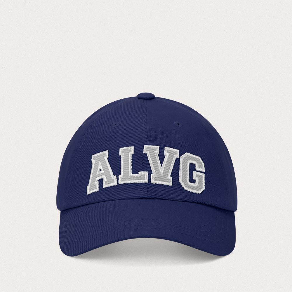 ★ALAVAGUE★ ALVG Applique Cap Blue MUSINSA | ALAVAGUE ALVG Applique Cap - Royal Blue