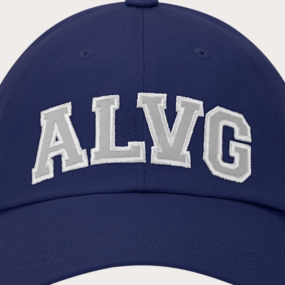 ★ALAVAGUE★ ALVG Applique Cap  Blue MUSINSA | ALAVAGUE ALVG Applique Cap - Royal Blue