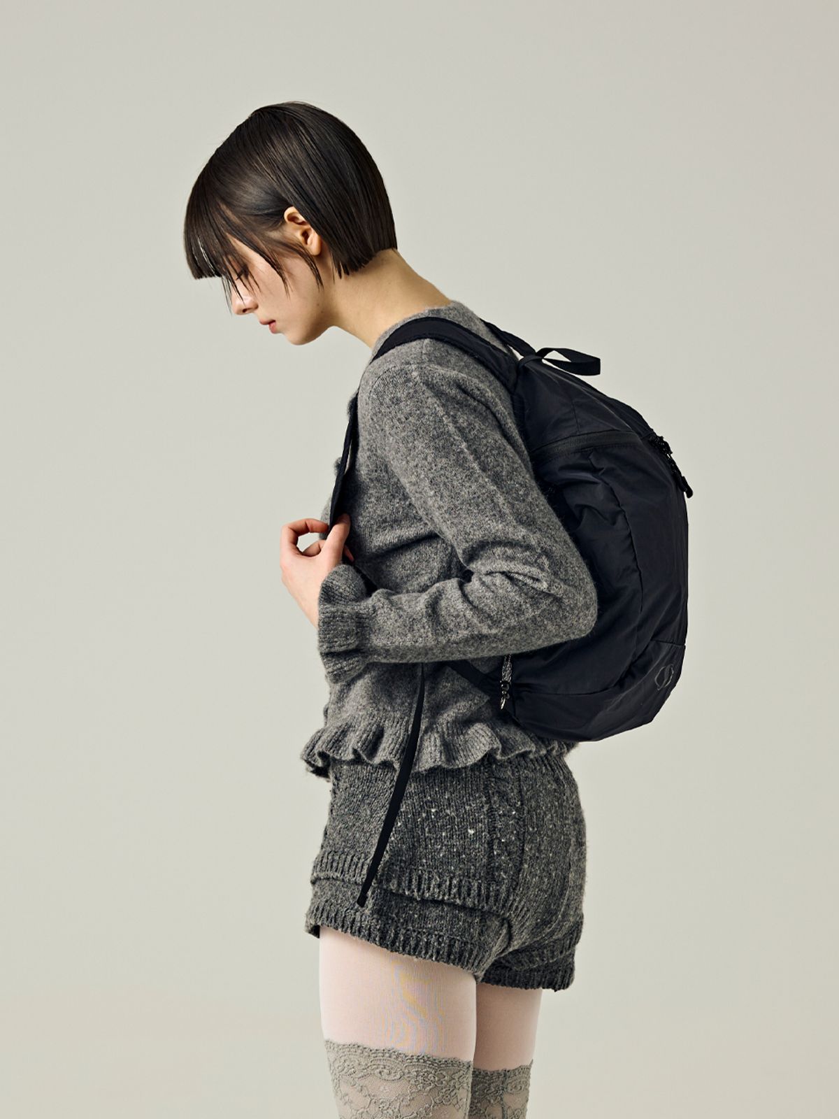 샐볼(SALBOL) 500 Lip Light Backpack [BLACK]