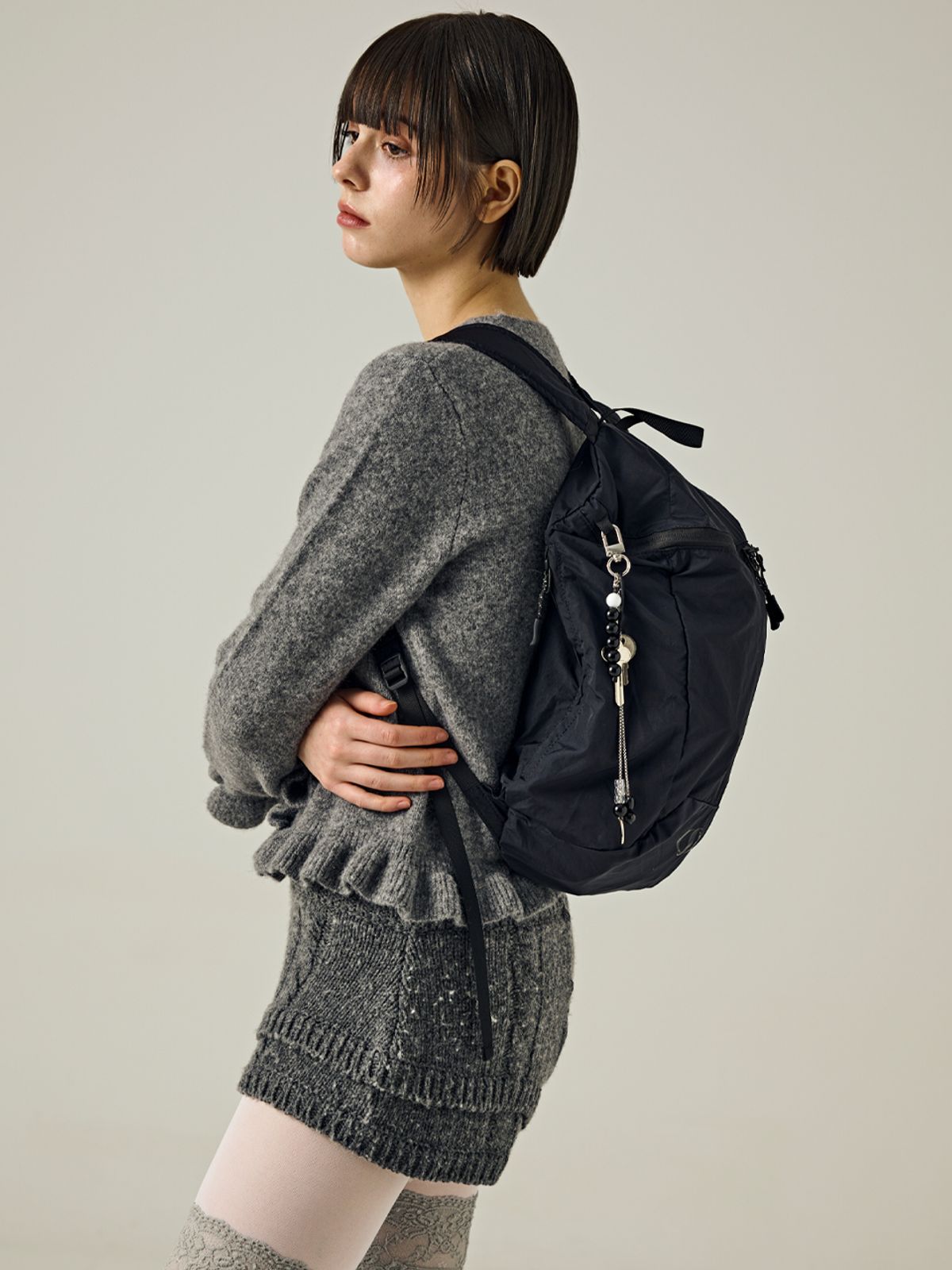 샐볼(SALBOL) 500 Lip Light Backpack [BLACK]