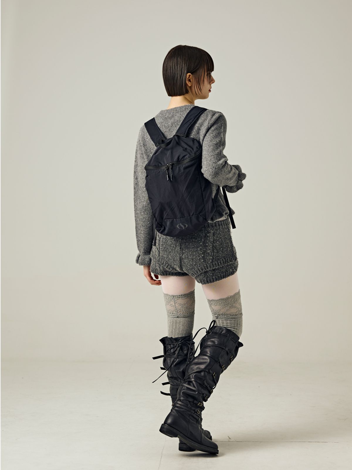 샐볼(SALBOL) 500 Lip Light Backpack [BLACK]