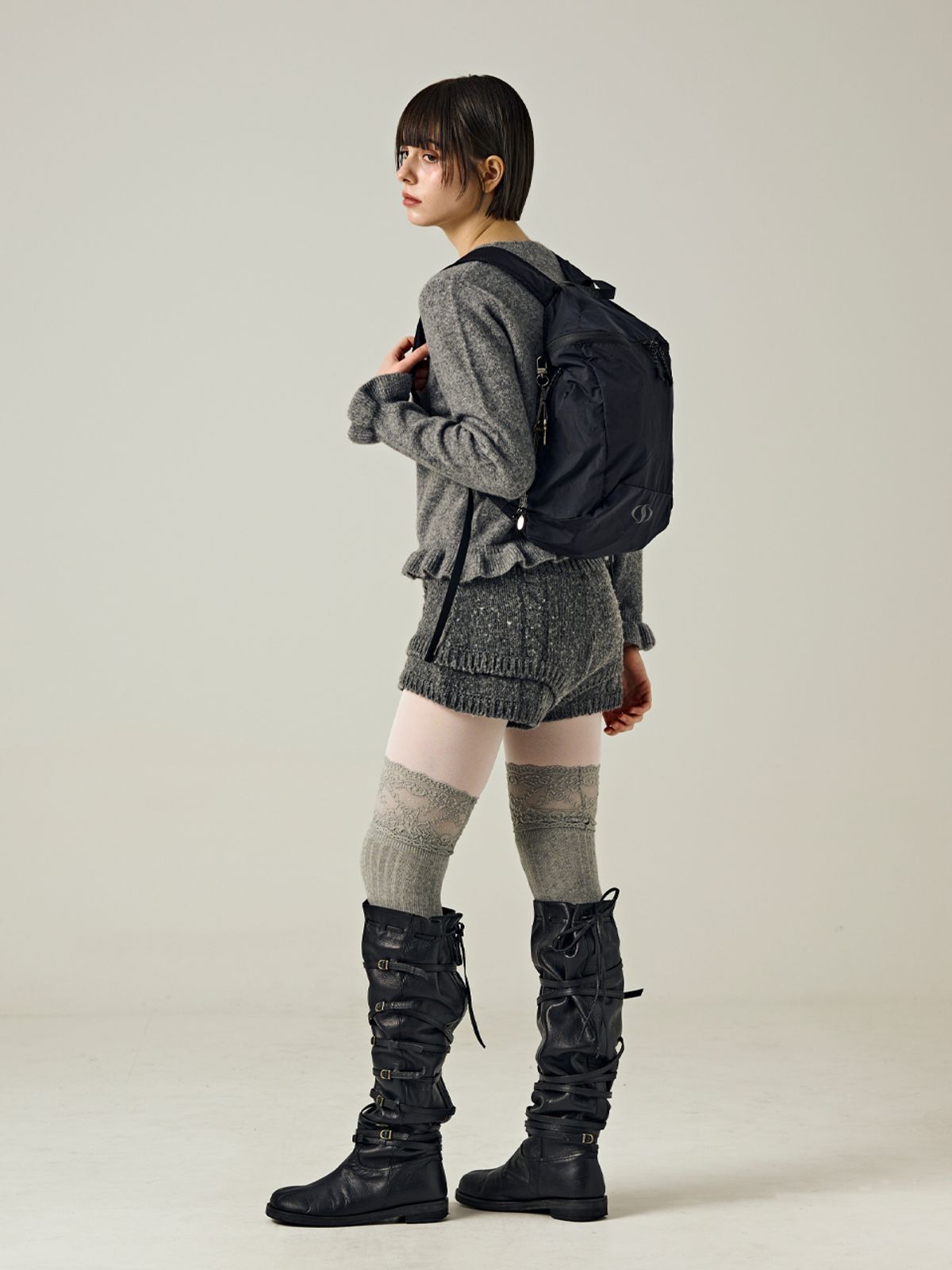 샐볼(SALBOL) 500 Lip Light Backpack [BLACK]