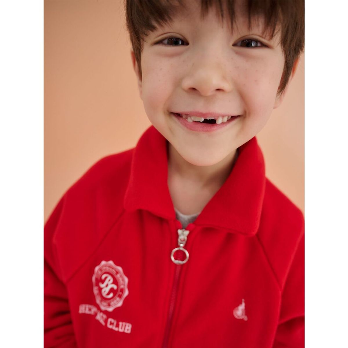 빈폴 키즈(BEANPOLE KIDS) 여아 플리스 칼라 야구점퍼  레드 (BI5141G016) (BI5141G016) (BI5141G016)