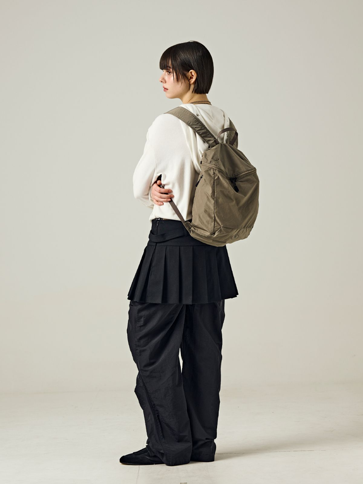 샐볼(SALBOL) 500 Lip Light  Backpack [BROWN]