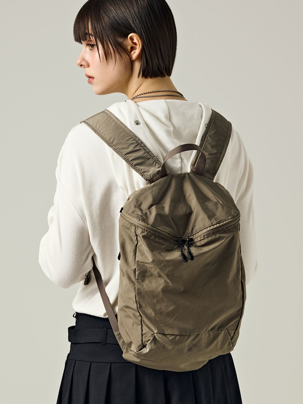 샐볼(SALBOL) 500 Lip Light  Backpack [BROWN]