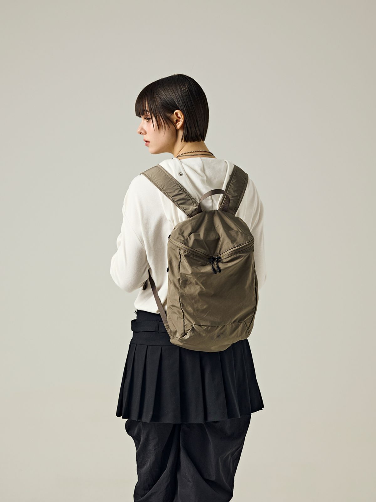 샐볼(SALBOL) 500 Lip Light  Backpack [BROWN]